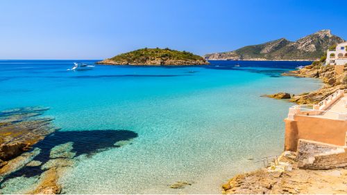 Sant Elm in the southwest of Mallorca