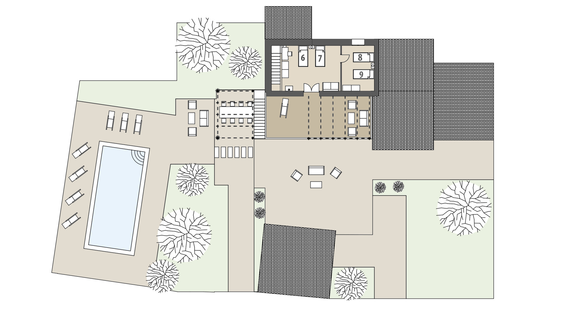 Rural Villa Can Sua: Upper floor