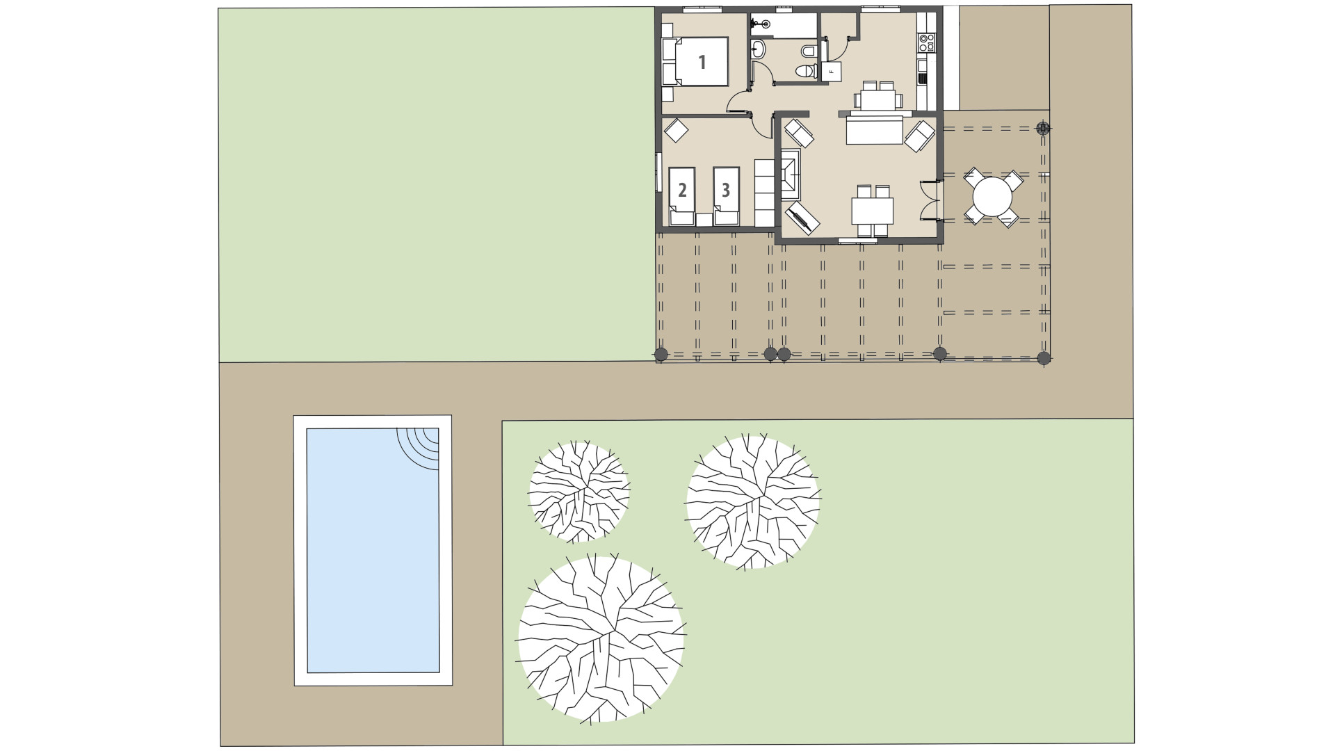 Rural Villa Cas Boter: Ground floor