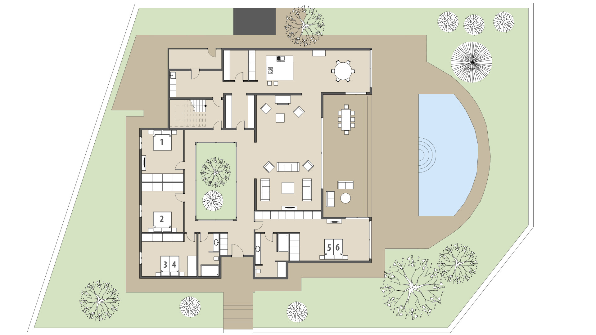 Urban Villa Bellviure Luxury: Main house