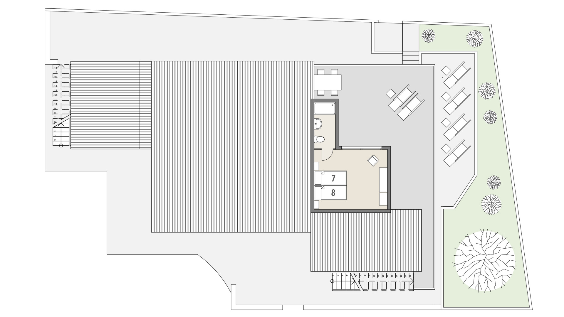 Urban Villa Na Pilena: Upper floor