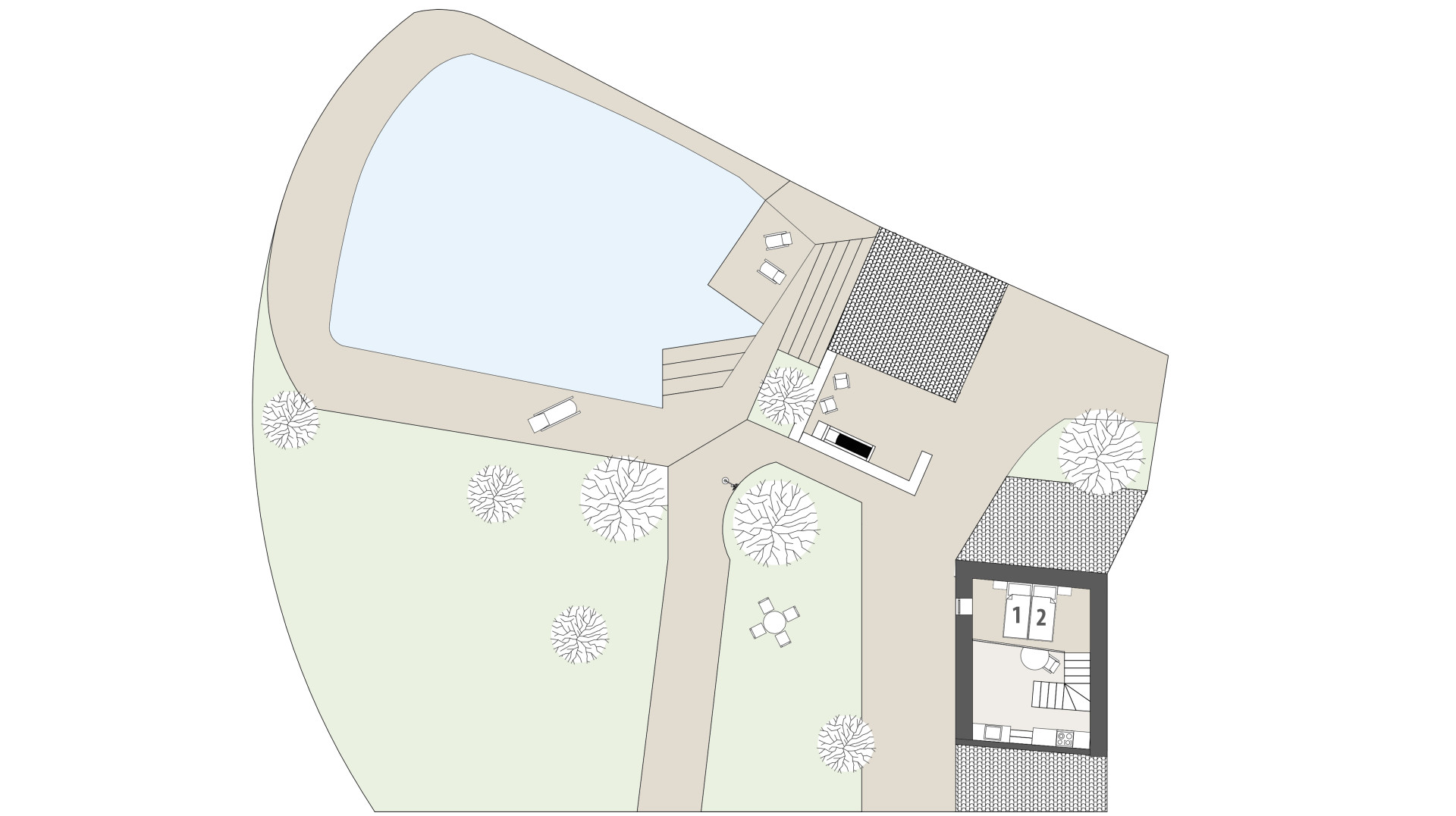 Rural Apartment Los Palmitos: Upper floor