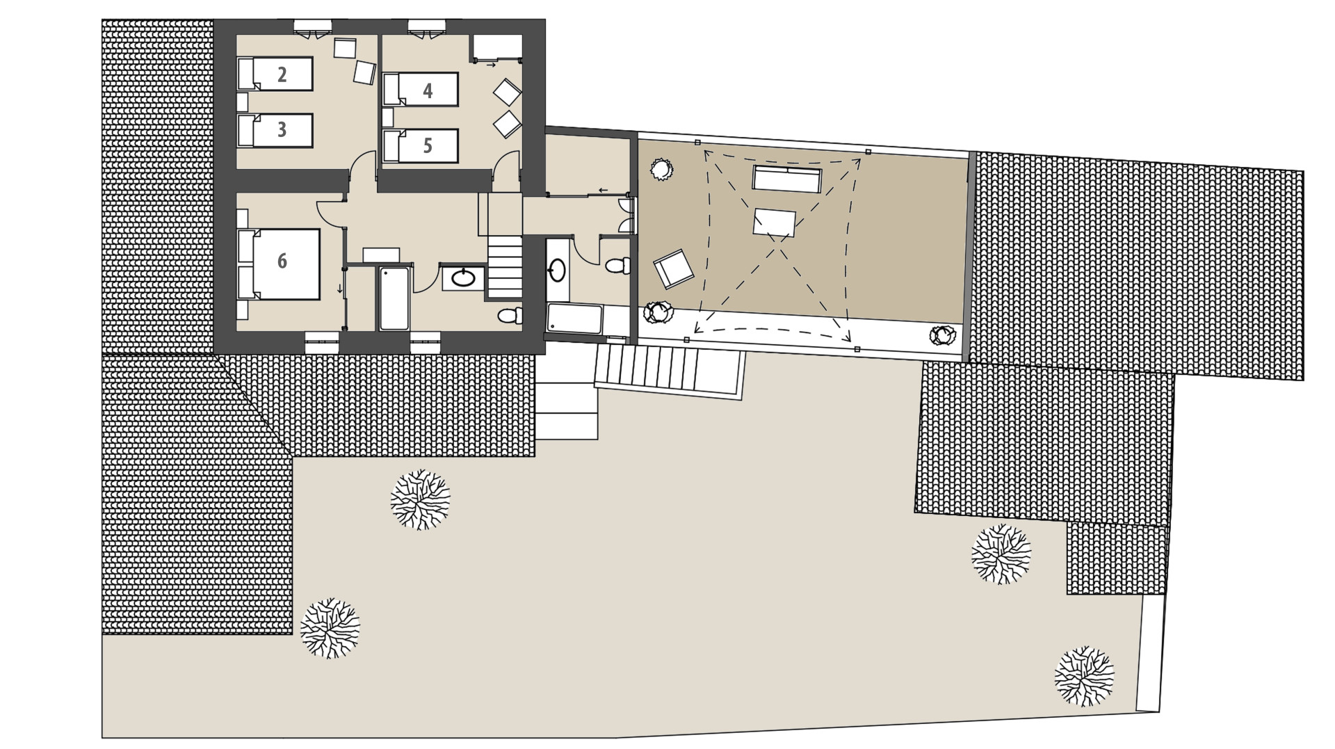 Rural Villa Es Rafal de Baix: Upper floor
