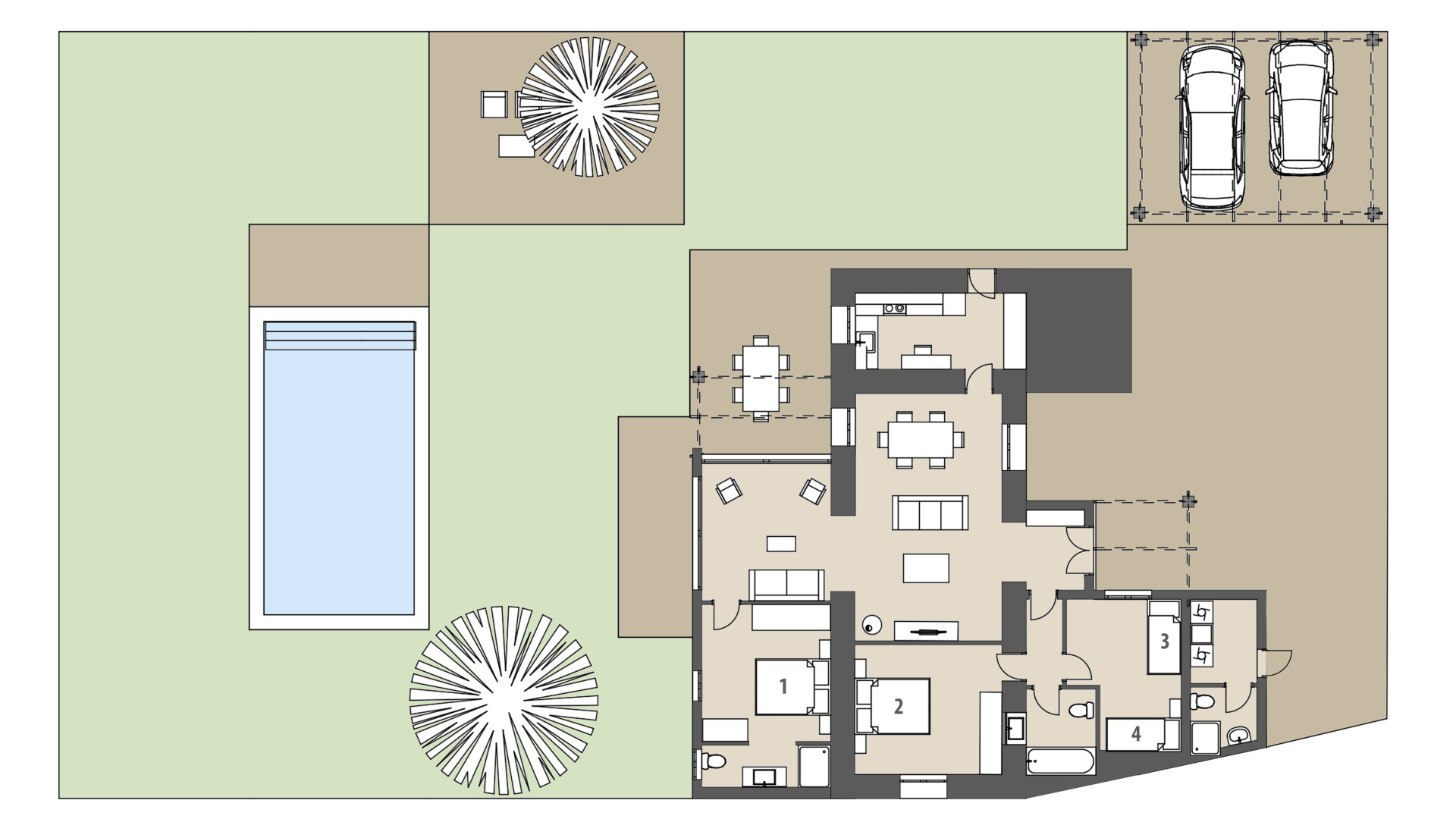 Rural Villa Can Peix: Ground floor