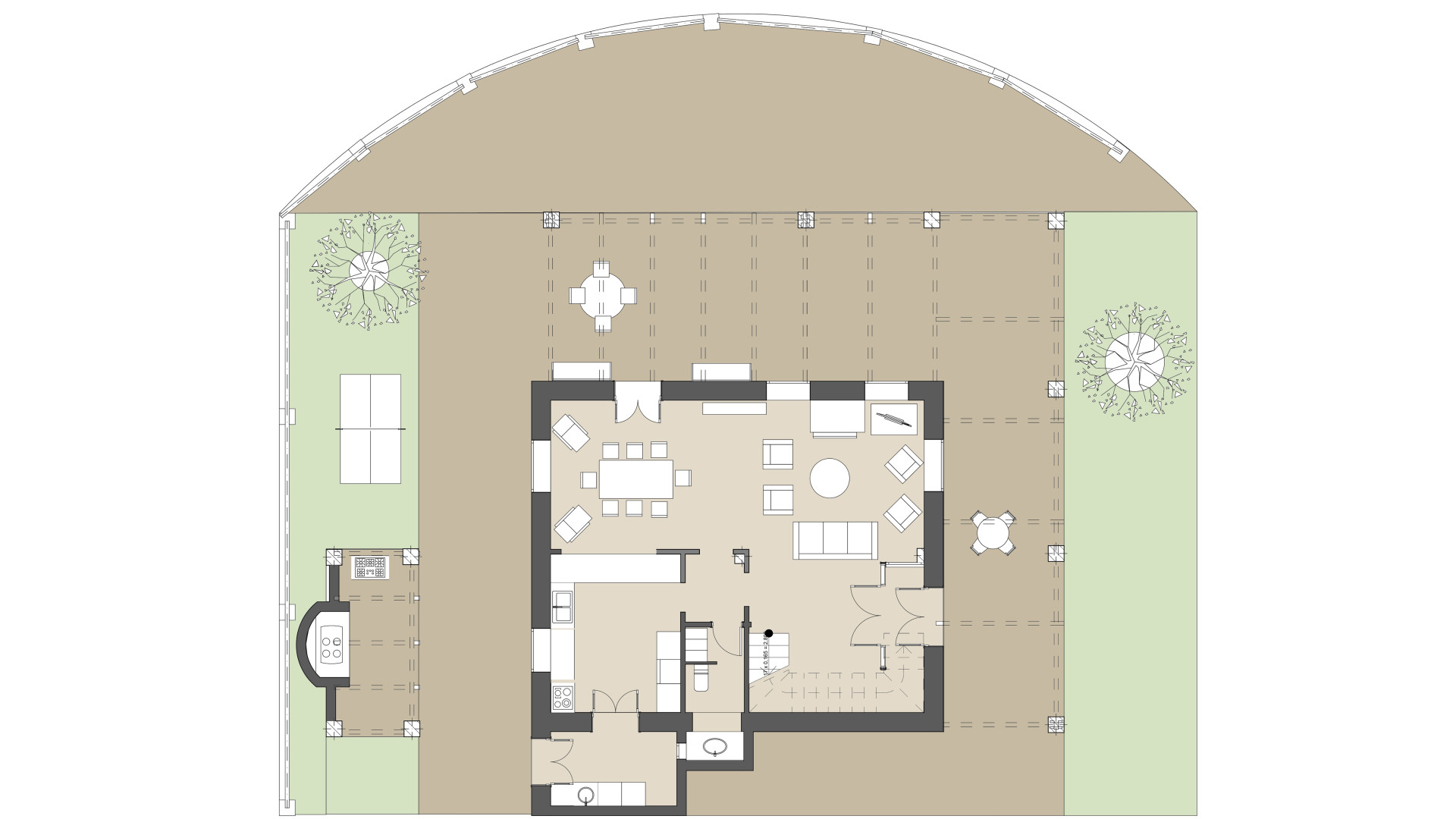 Rural Villa Son Galta: Ground floor