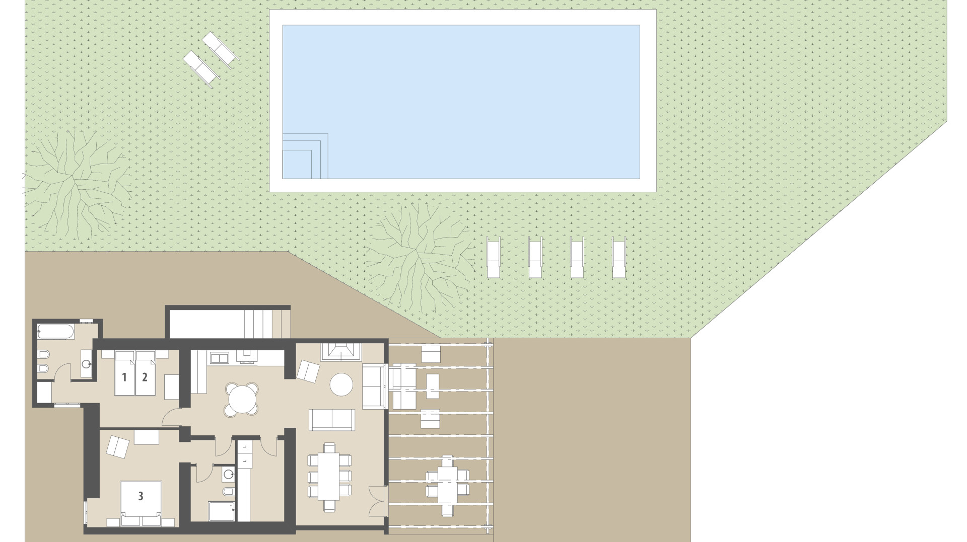 Rural Villa Sa Clova: Ground floor