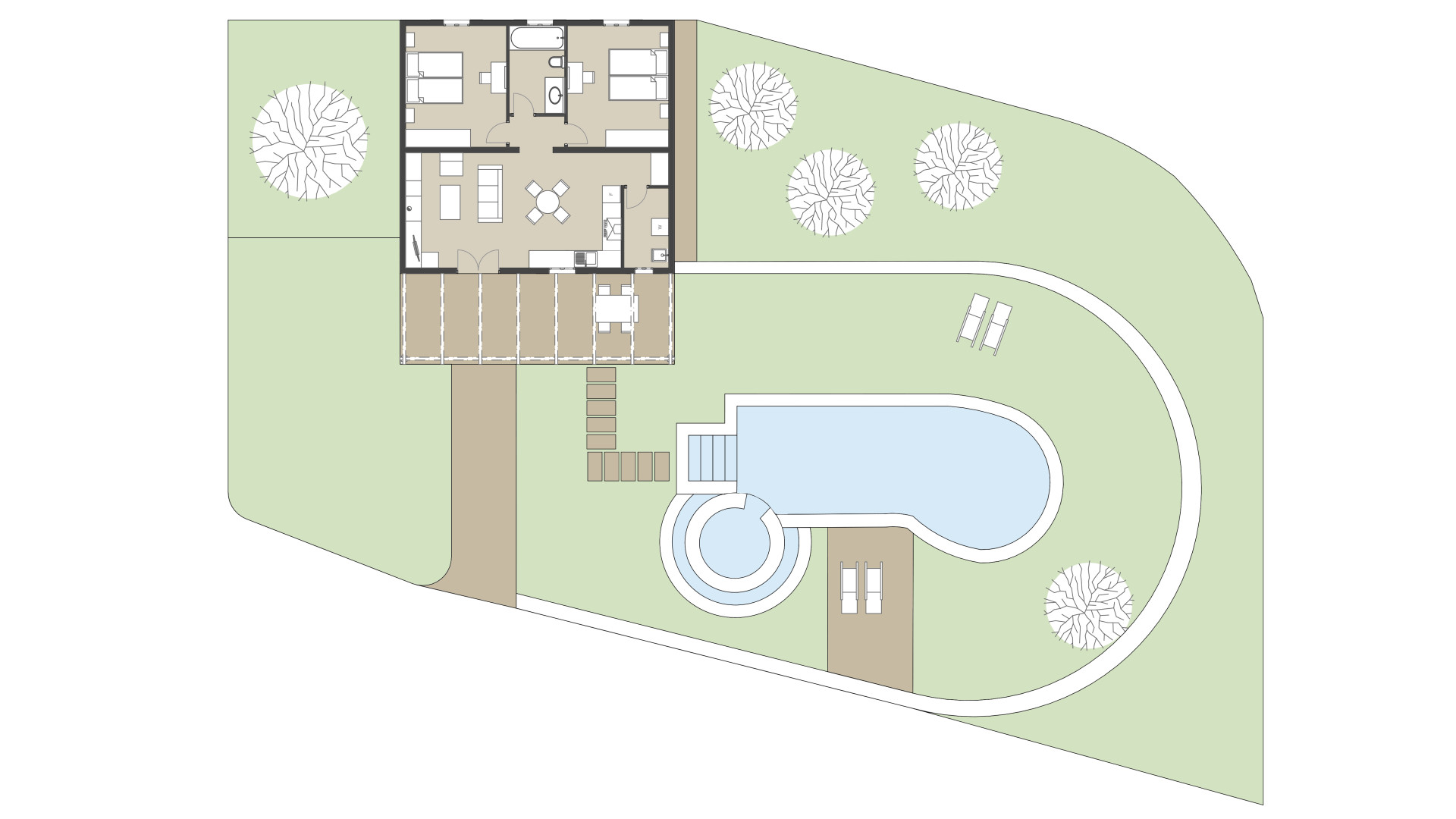 Rural Villa Es Puchet: Ground floor