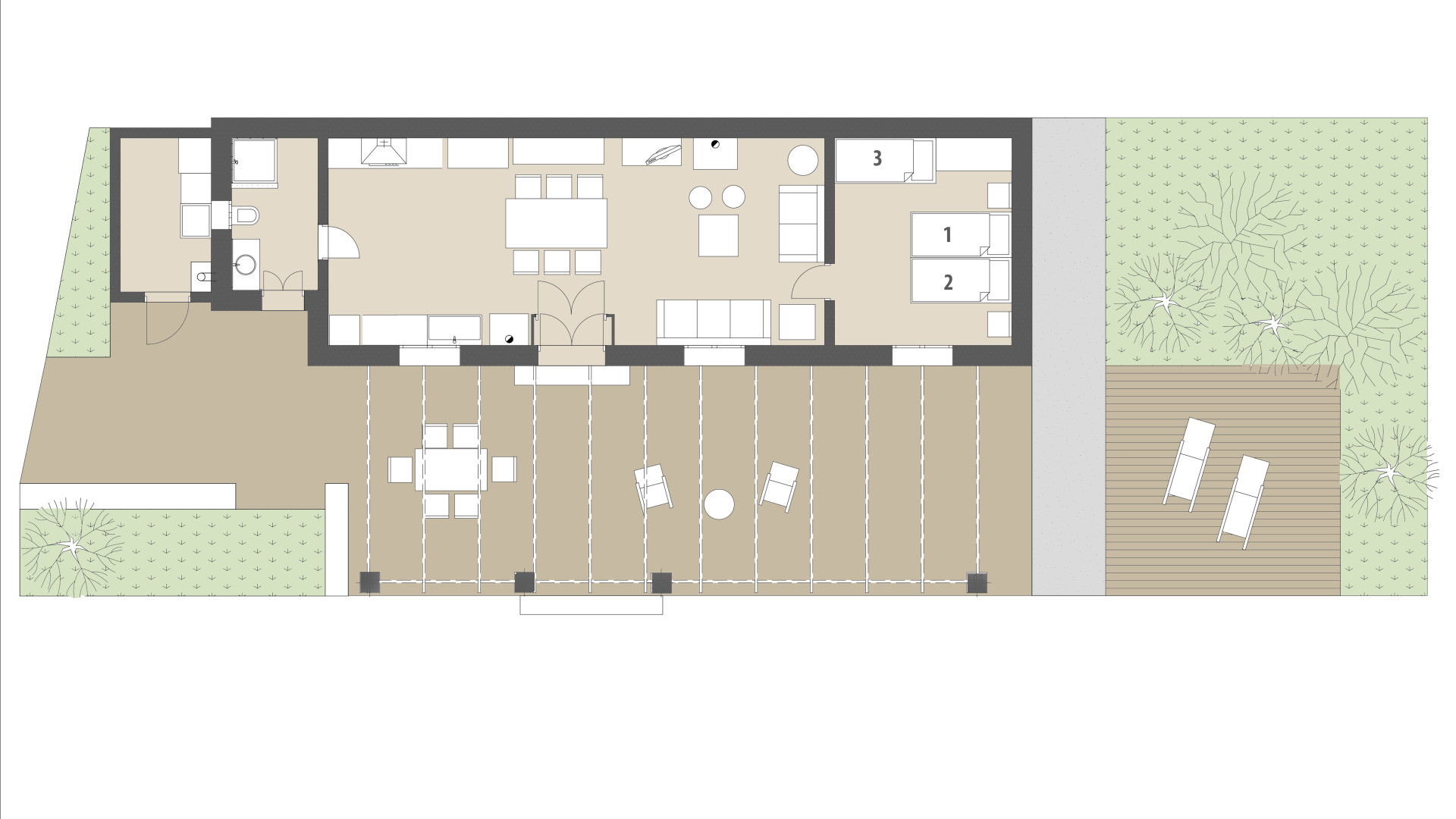 Rural Villa Es Carregador Dos: Ground floor