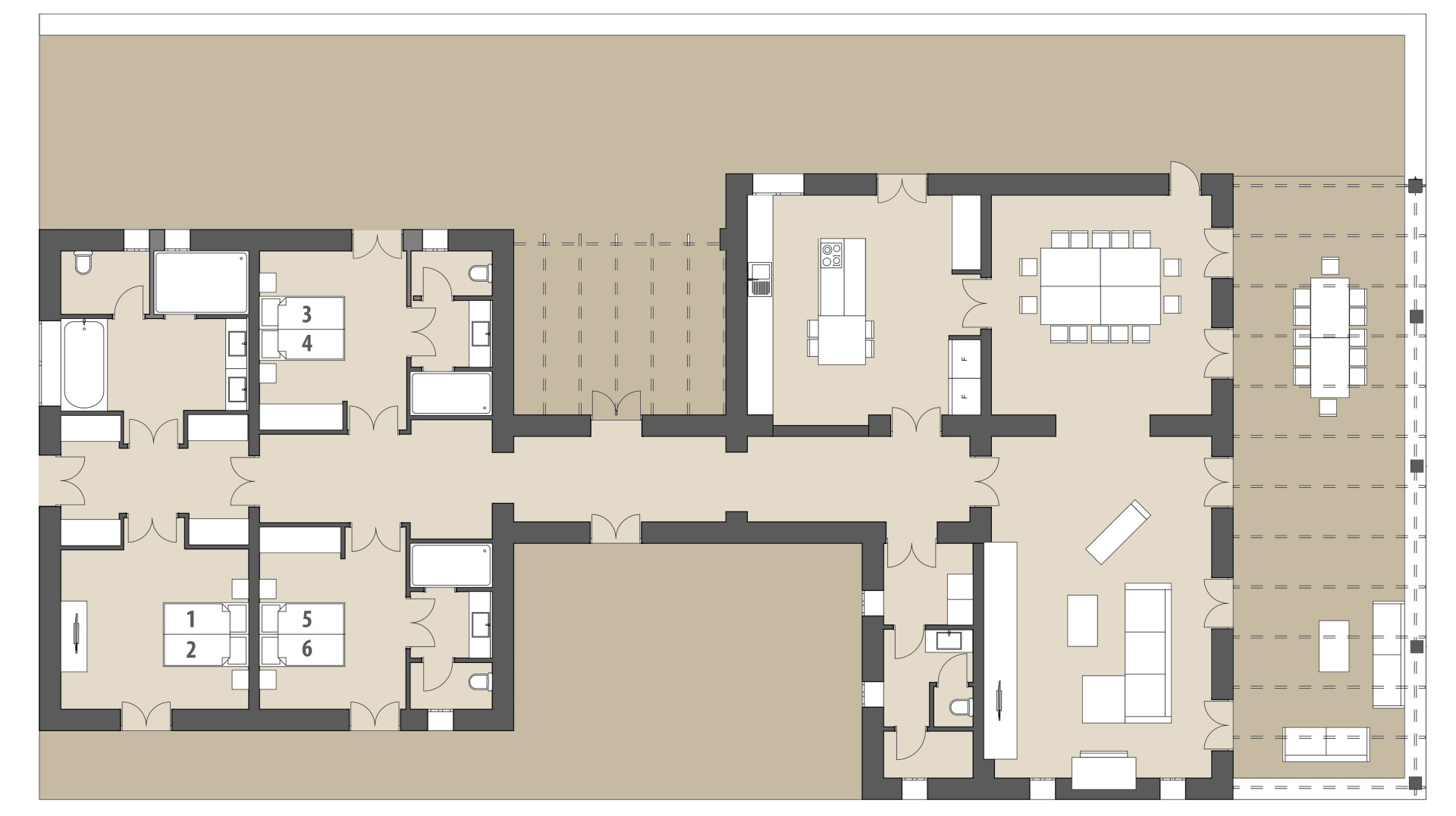 Rural Villa Son Cullera: Main house