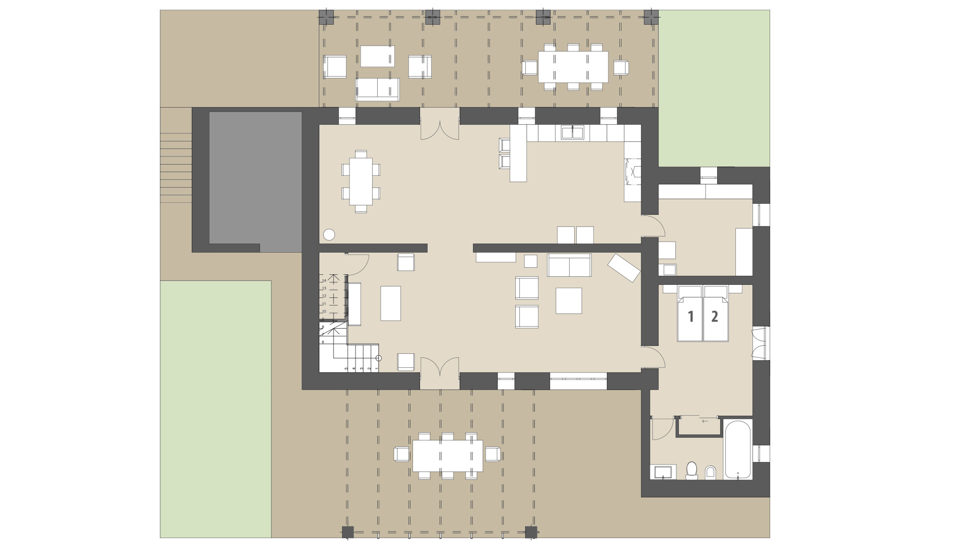 Rural Villa Sa Butigueta: Ground floor