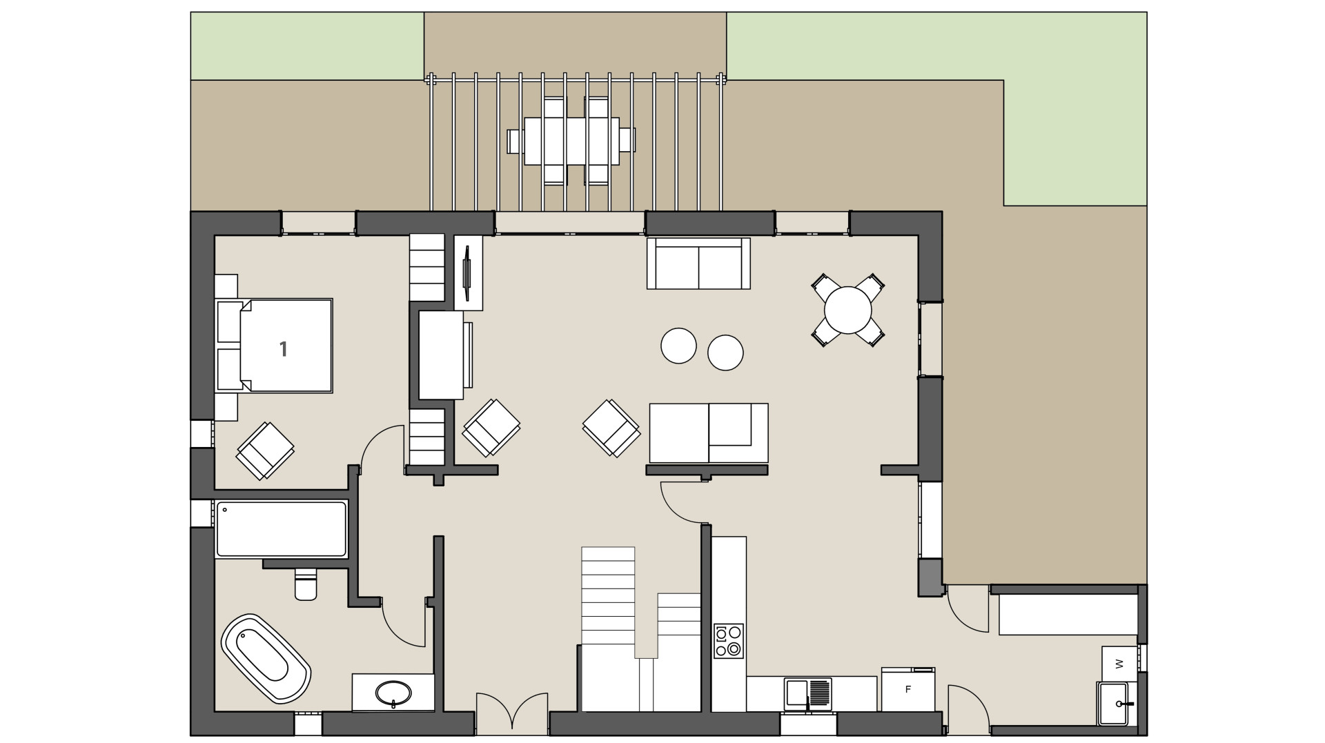 Rural Villa Sa Morada: Ground floor