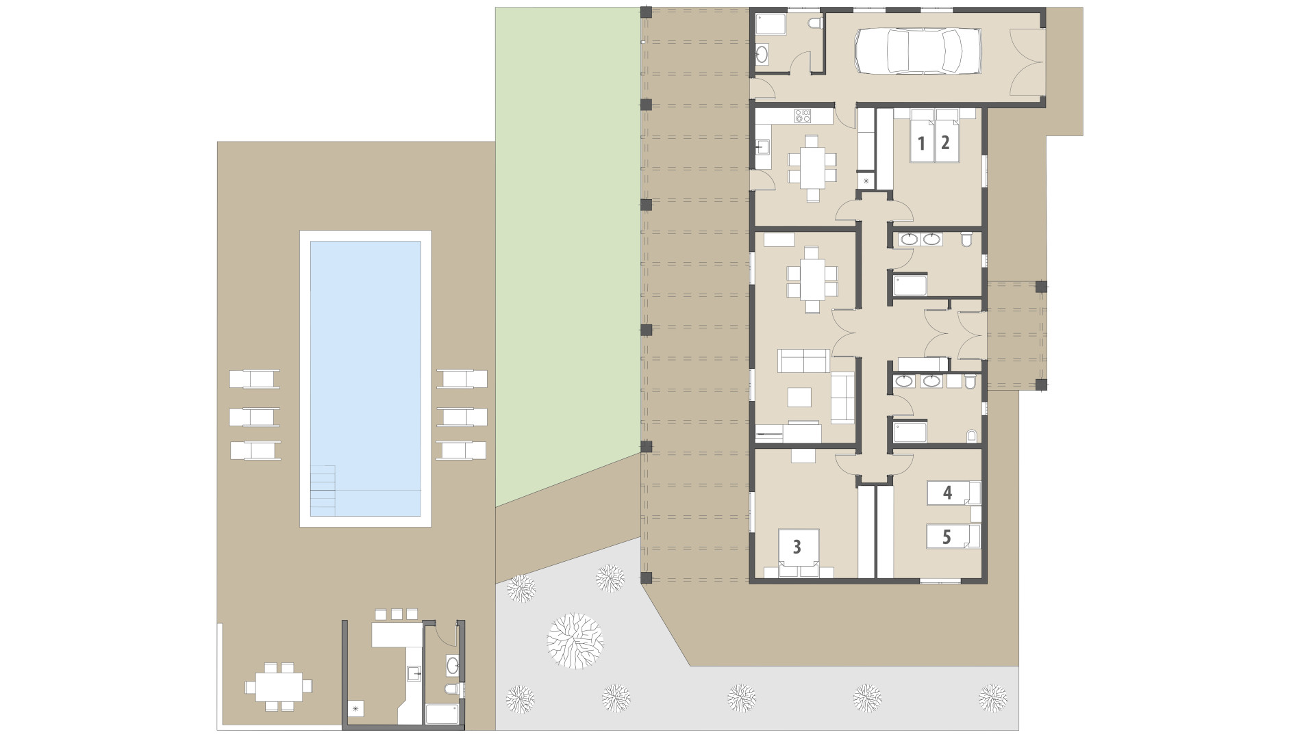 Rural Villa Casa Manolo: Ground floor