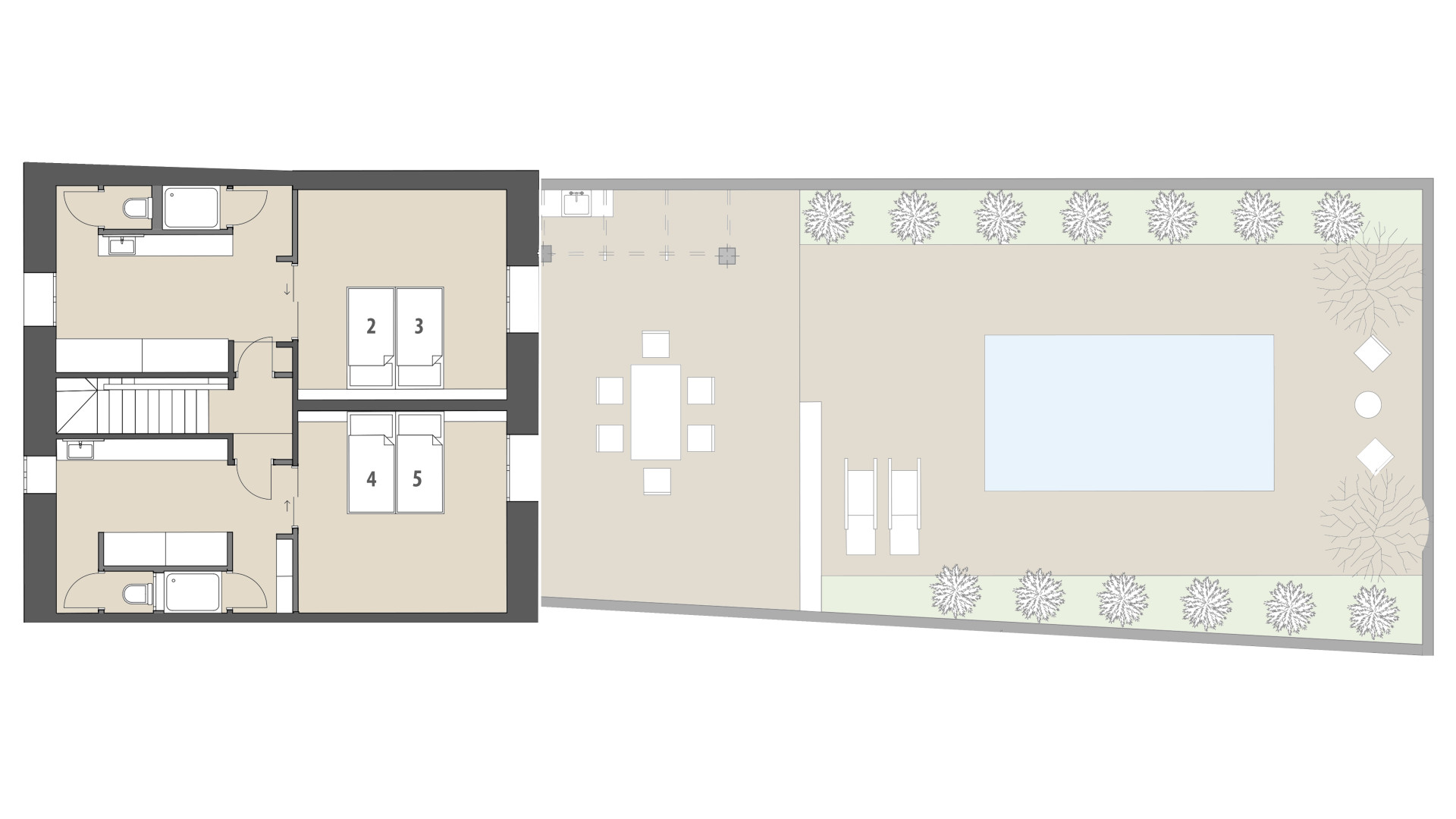 Town House Can Cunso 20: Upper floor