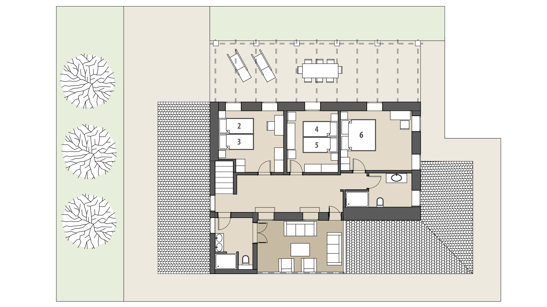Rural Villa Can Tian: Upper floor
