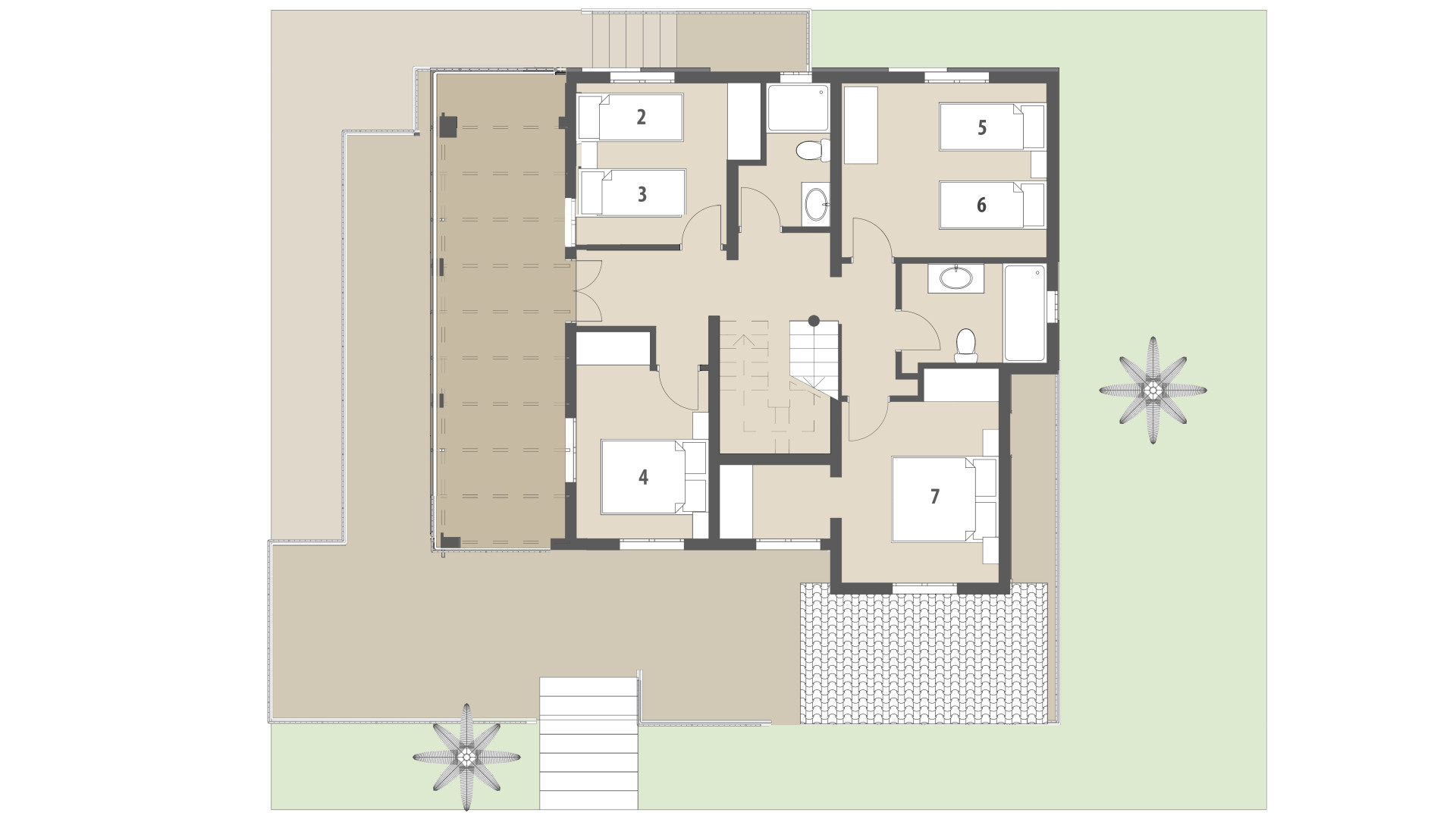 Rural Villa Sa Font Dalt: Upper floor