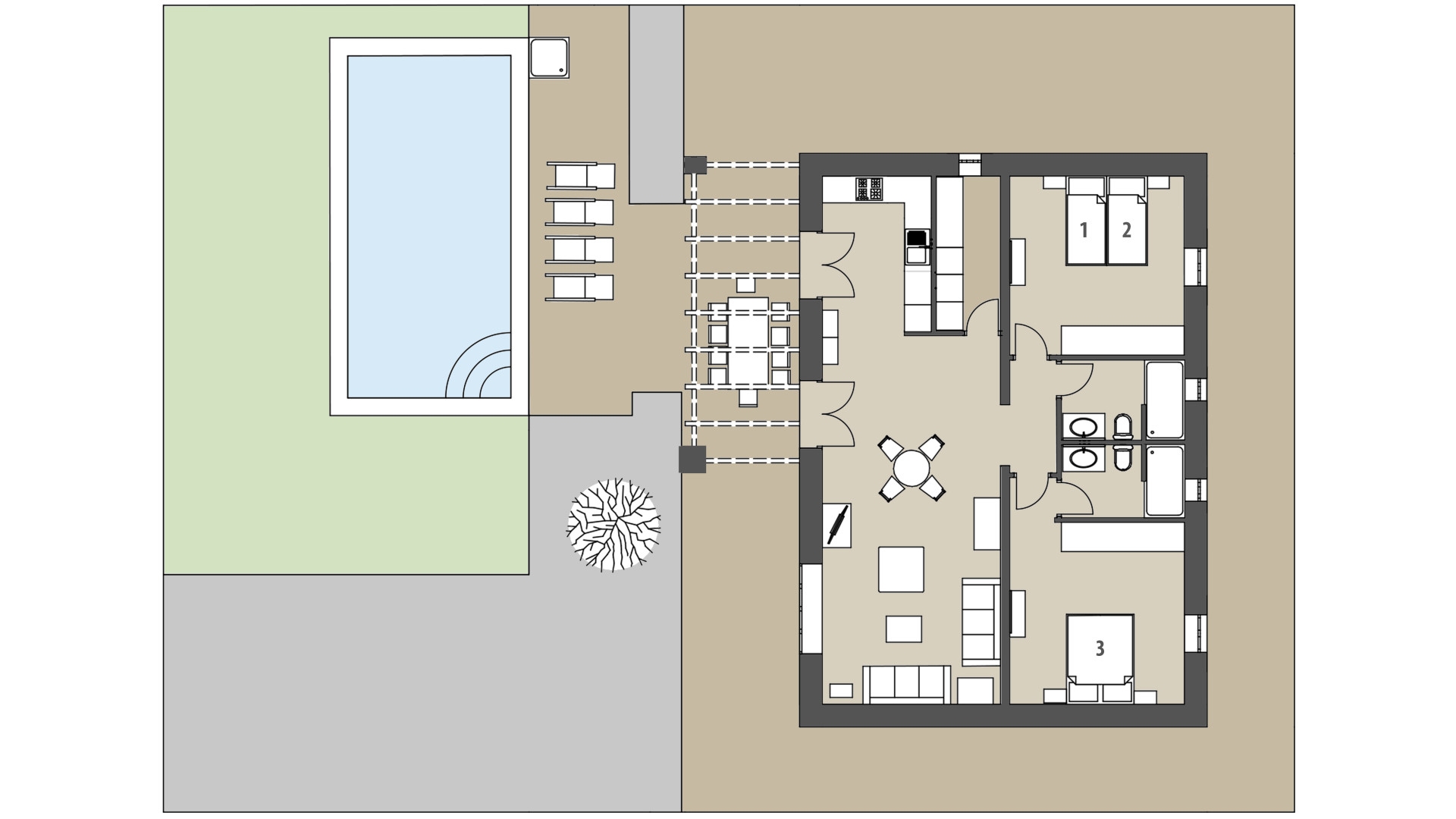Rural Villa Marinassa des Trenc: Main house