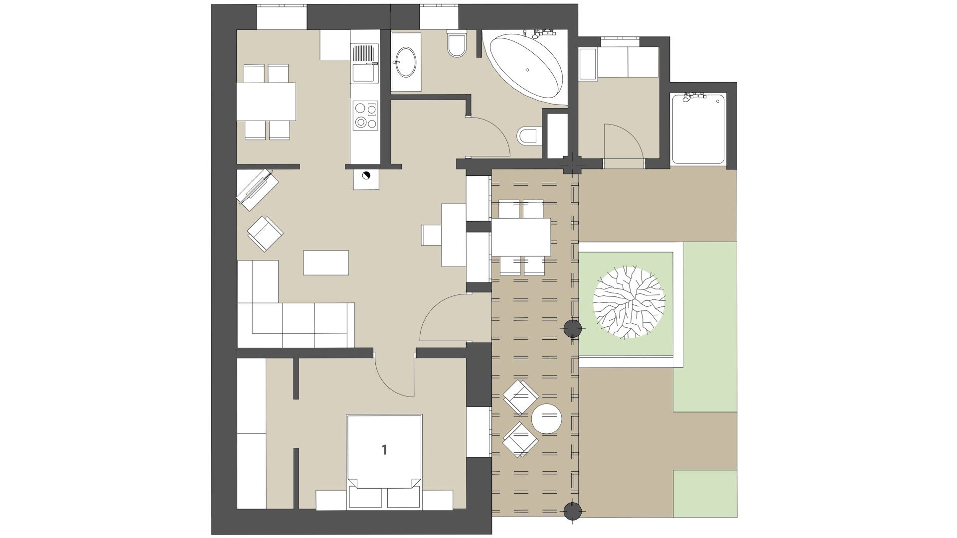 Rural Villa Silencio: Main house