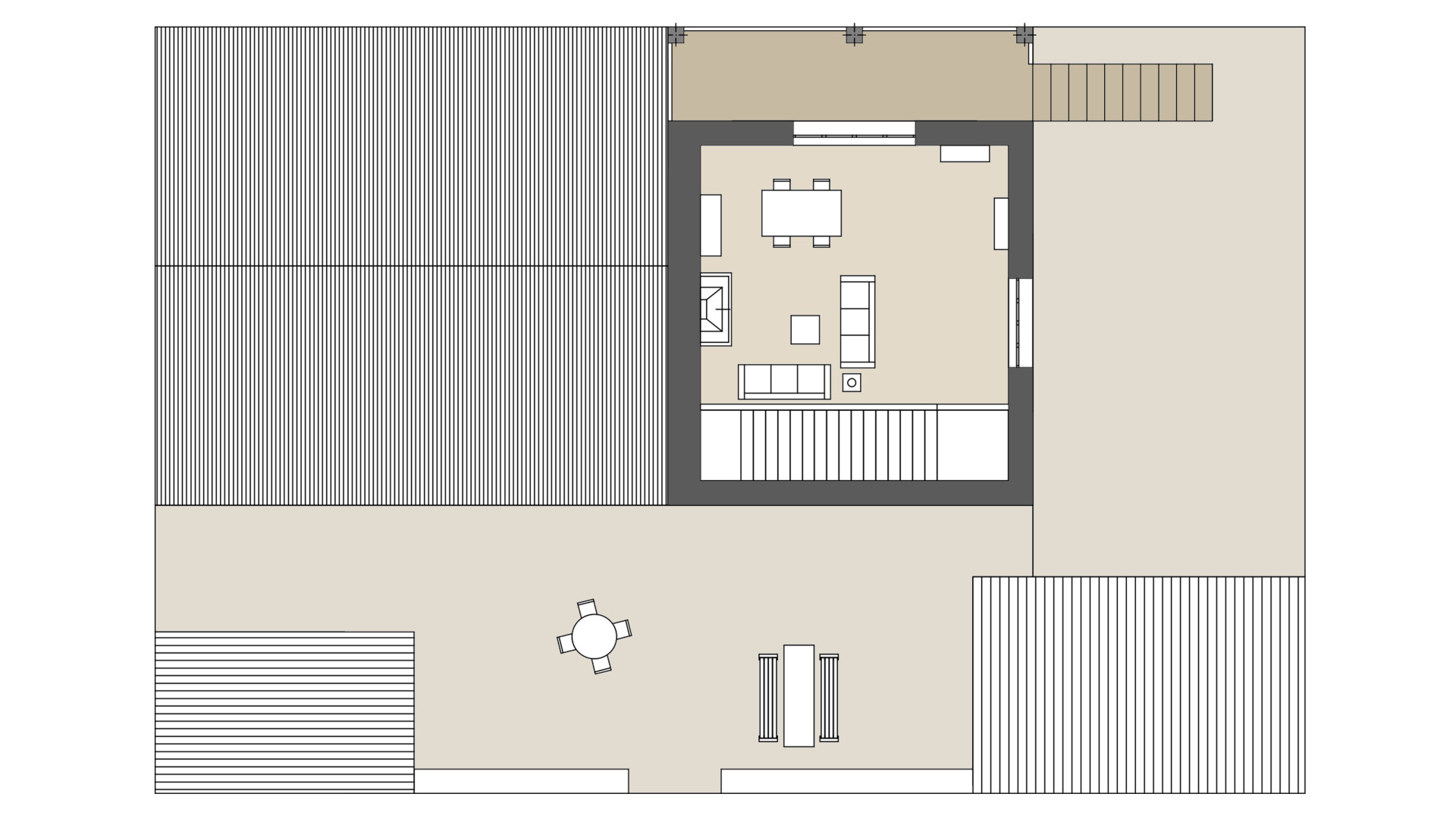 Rural Villa Ses Velletes: Upper floor