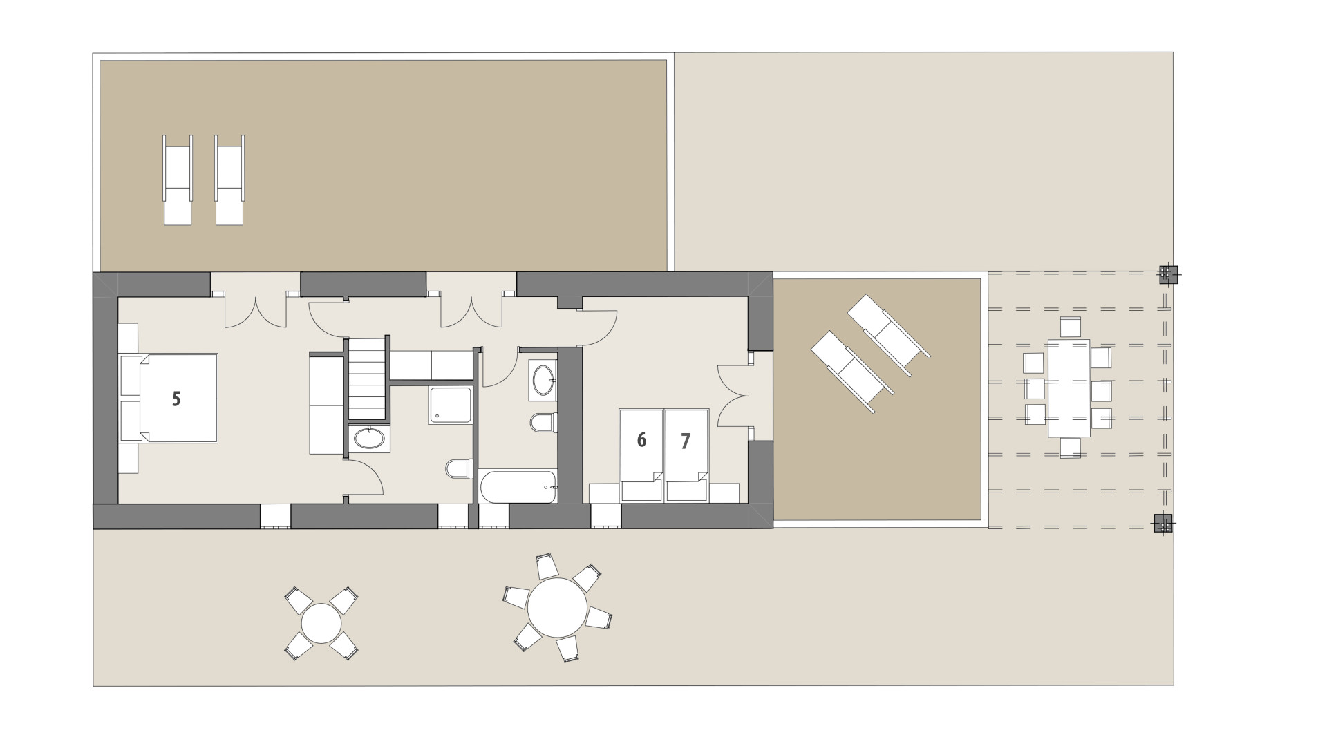 Rural Villa Es Moli: Upper floor