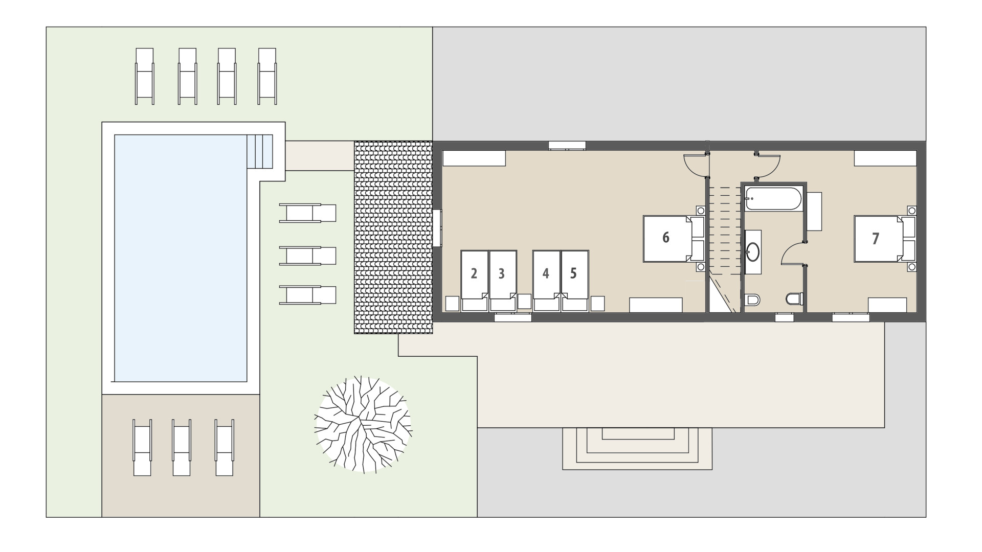 Rural Villa Son Mas: Upper floor