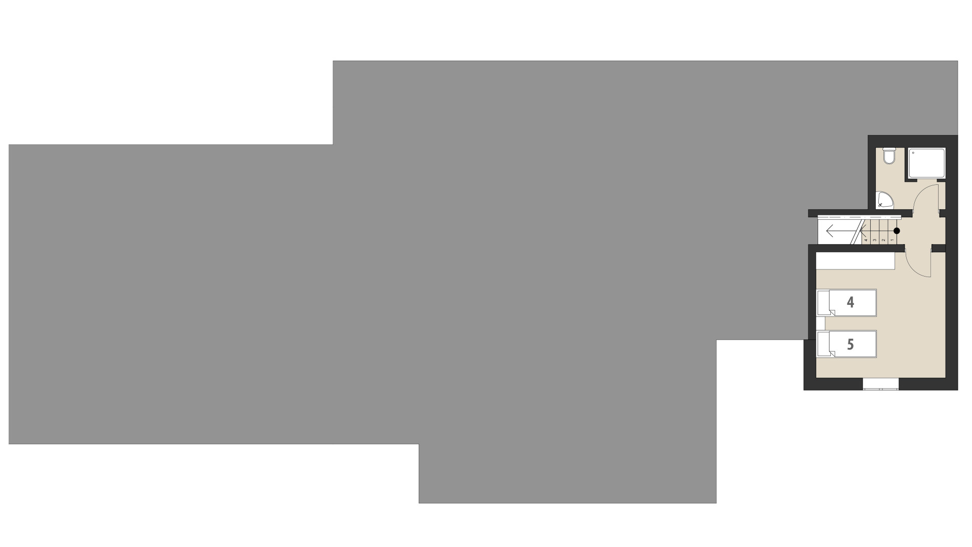 Rural Villa Es Servà: Upper floor