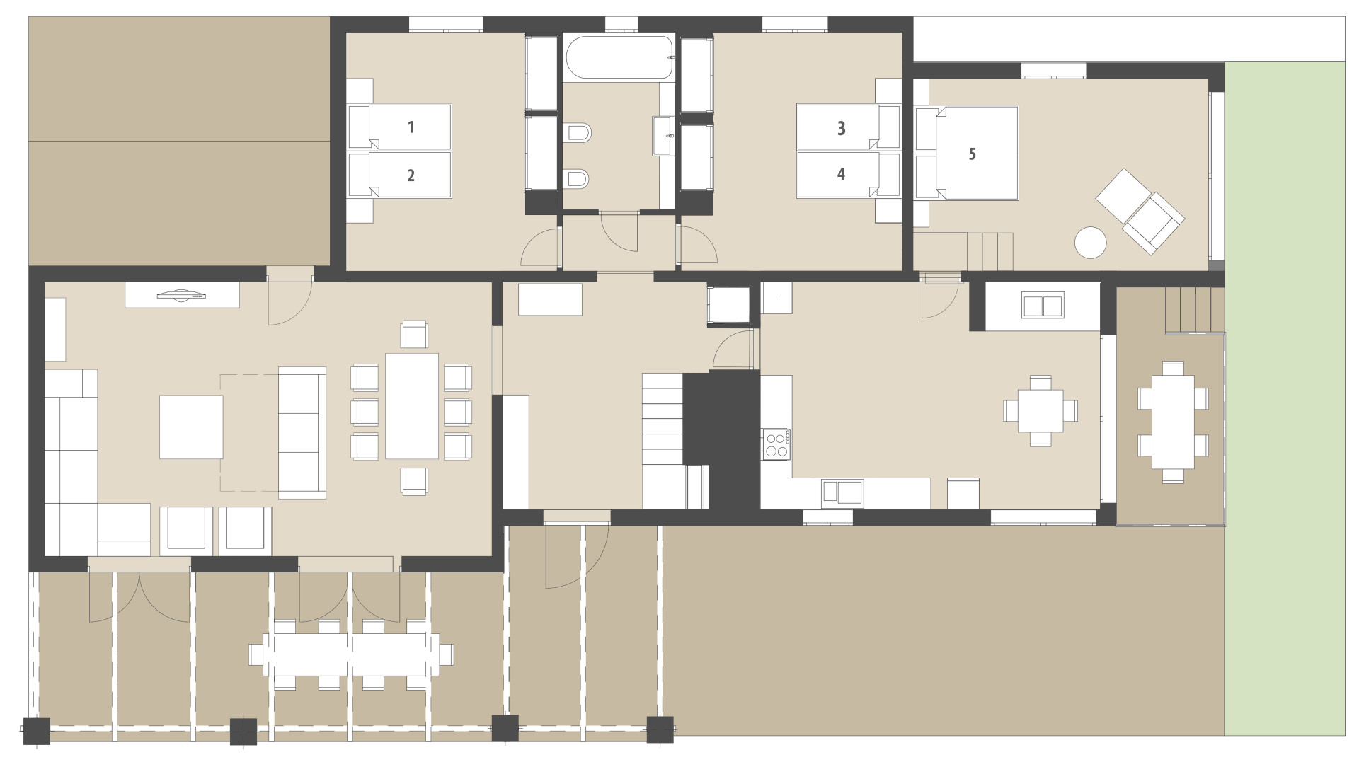 Rural Villa Ca Na Siona: Ground floor